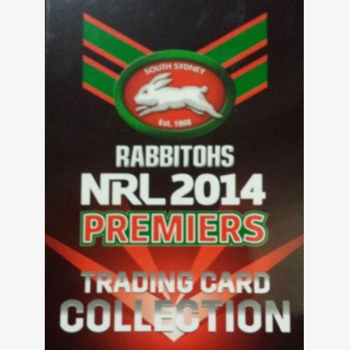 RED Set - South Sydney Rabbitohs 2014 NRL Premiers Trading Card Collection - 2014 ESP Limited