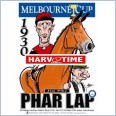 1930 Melbourne Cup Winner - Phar Lap (Harv Time Poster)