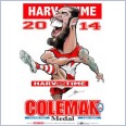 2014 Coleman Medal - Lance Buddy Franklin Swans (Harv Time Poster)