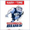 Carlton Blues Mascot (Harv Time Poster)
