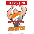 GWS Giants Mascot (Harv Time Poster)