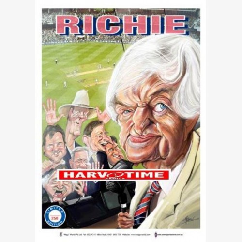 Richie Benaud Cricket (Harv Time Poster)