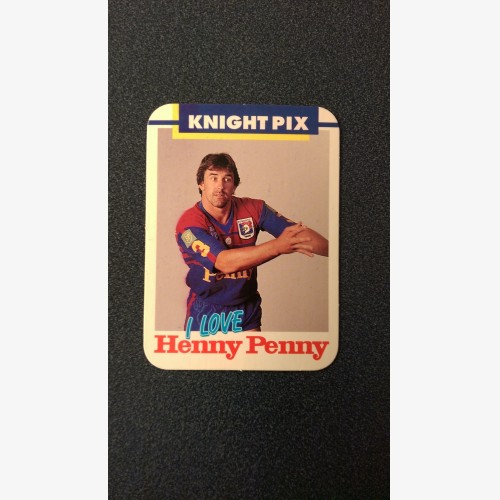 1990 Henny Penny Newcastle Knights Glenn Miller card