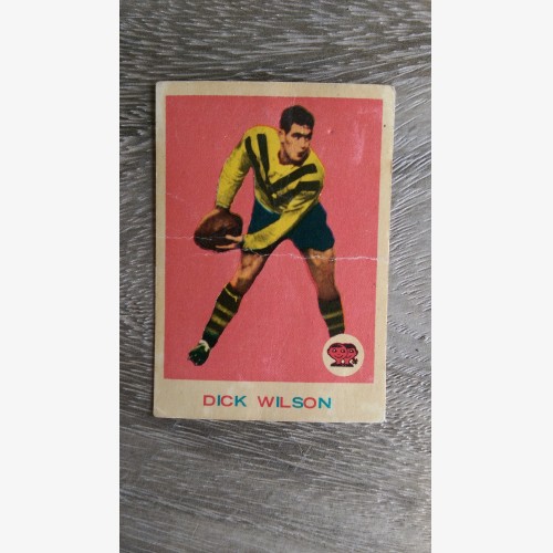 1964 Scanlens Dick Wilson rugby league card