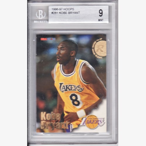 1996-97 Hoops Kobe Bryant #281 RC BGS 9