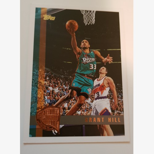 1997 topps GRANT HILL #29-BASKETBALL HALL OF FAME