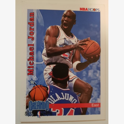 1992 NBA hoops MICHAEL JORDAN #298- ALL STAR WEEKEND