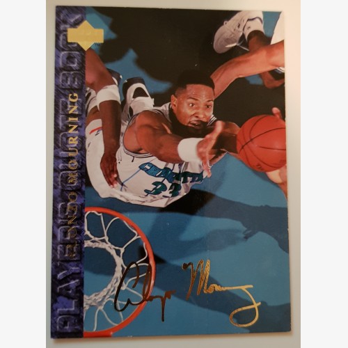 1994 upper deck ALONZO MOURNING #43- SIGNITURE